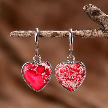 Sincerity Heart Drop Earrings-Your Soul Place